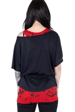 Innocent Clothing Heartless Skull Heart Top
