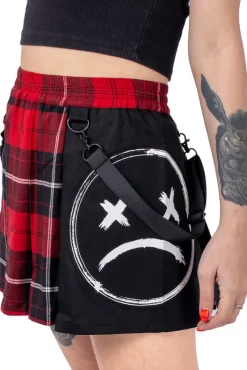 Innocent Clothing Heartless Souless Red Check Skirt