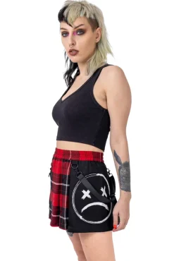 Innocent Clothing Heartless Souless Red Check Skirt