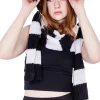 Innocent Clothing Heartless Zenni Scarf Black/White