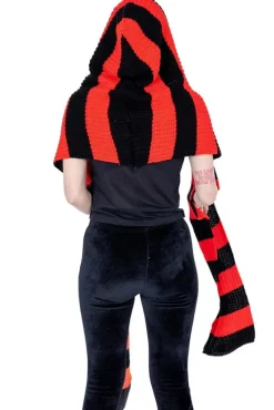 Innocent Clothing Heartless Zenni Scarf Black/Red