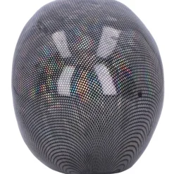 Nemesis Now Holographic Silver Fishnet Skull