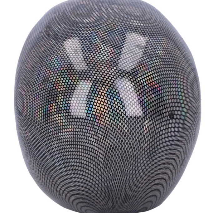 Nemesis Now Holographic Silver Fishnet Skull