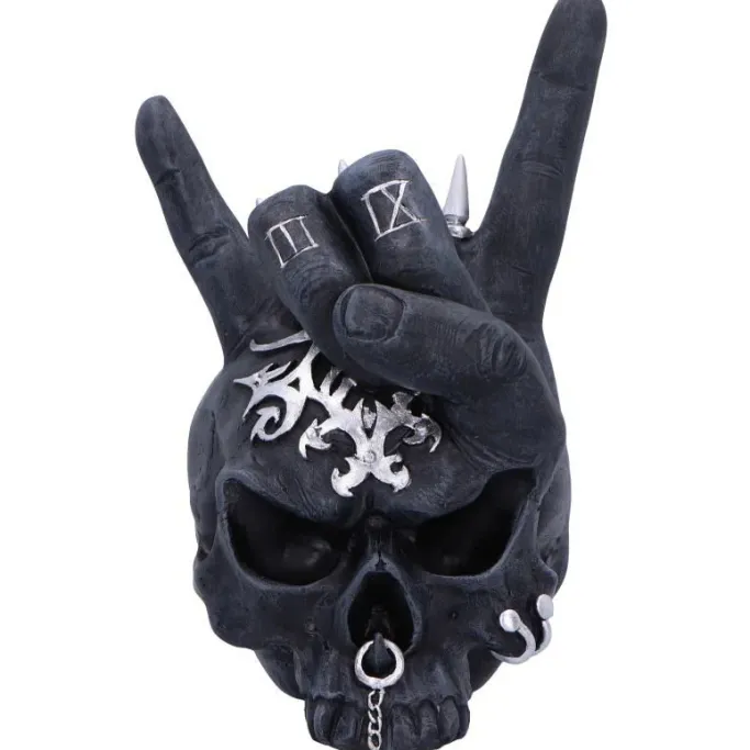 Nemesis Now Horns Up Skull