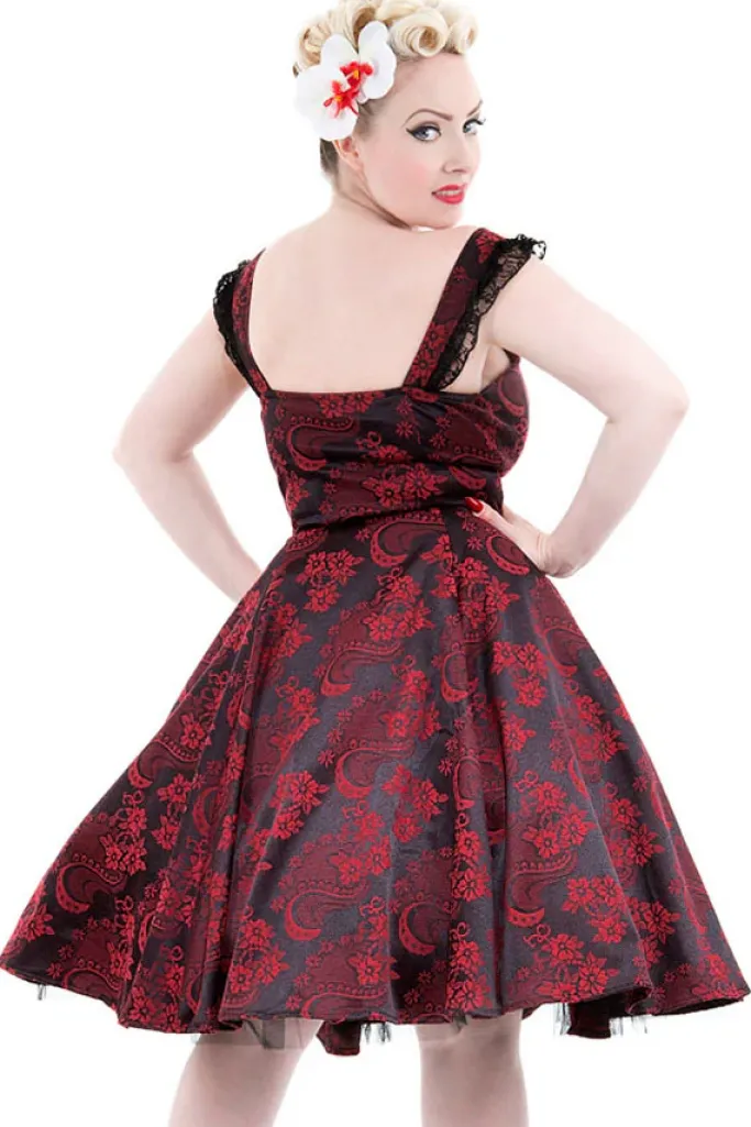 H&R London Red Marie Antoinette Dress (UK8)
