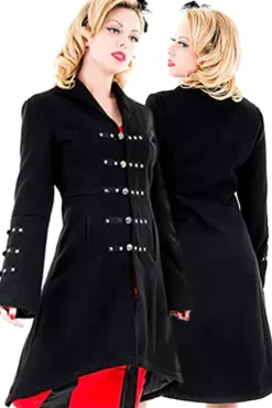 H&R London Reincarnation Coat Black (UK10)
