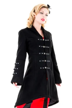 H&R London Reincarnation Coat Black (UK10)