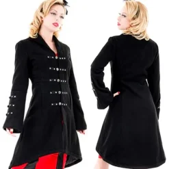 H&R London Reincarnation Coat Black (UK10)