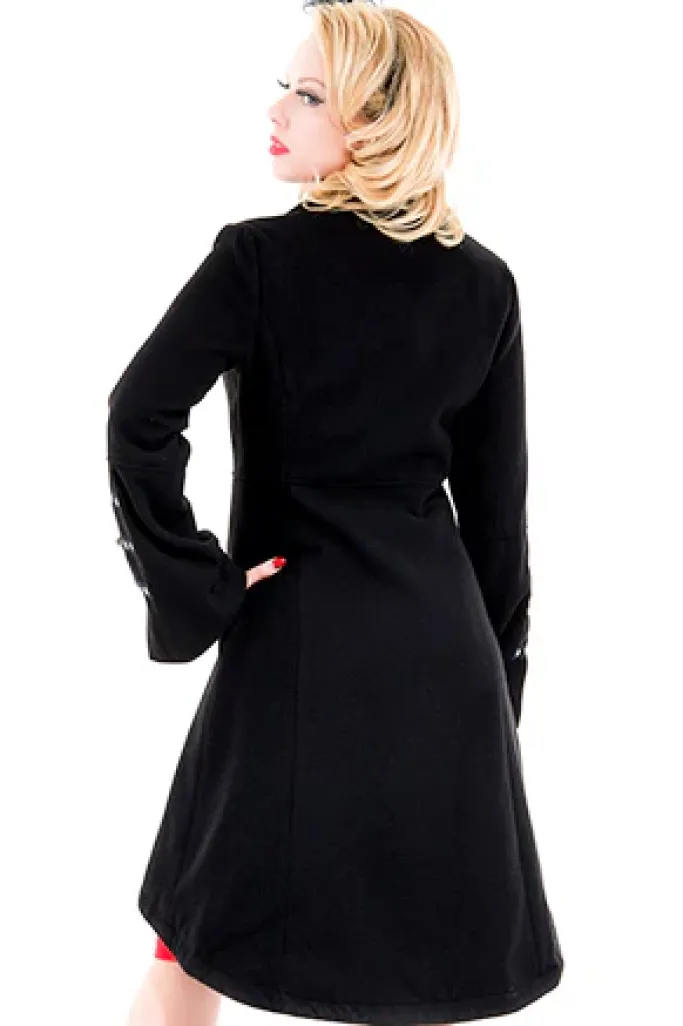 H&R London Reincarnation Coat Black (UK10)