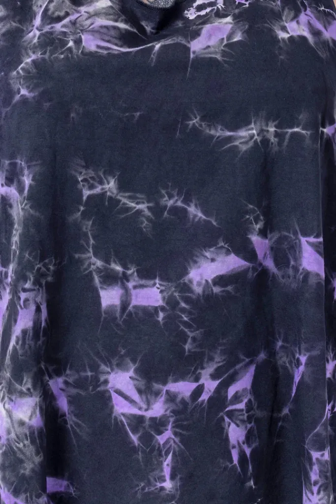 Innocent Clothing Innocent Black/Purple Tye Knot Top