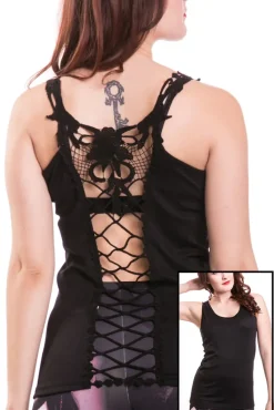 Innocent Clothing Innocent Cross Lace Vest