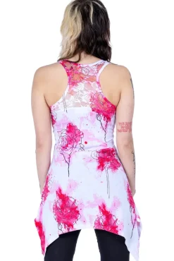 Innocent Clothing Innocent Rose Watercolour Lace Panel Vest