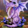 Nemesis Now Iris Flower Dragon Figurine
