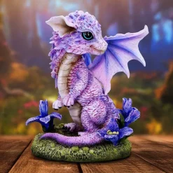 Nemesis Now Iris Flower Dragon Figurine