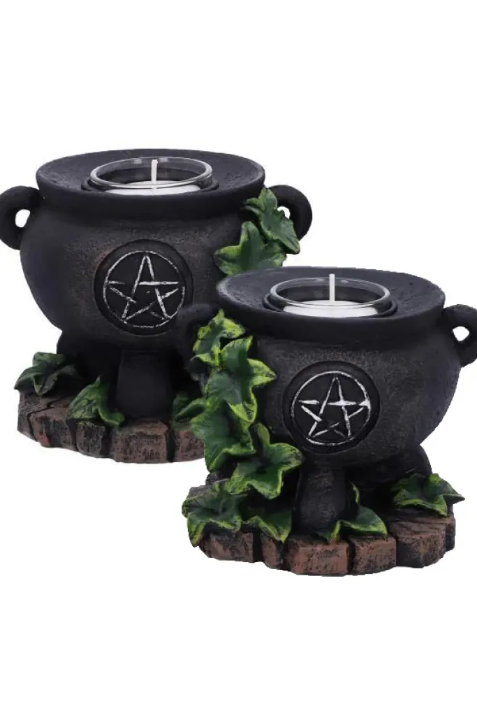 Nemesis Now Ivy Cauldron Candle Holder
