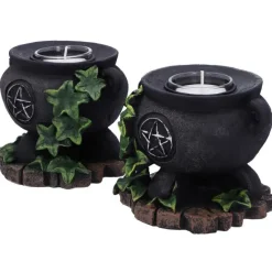 Nemesis Now Ivy Cauldron Candle Holder