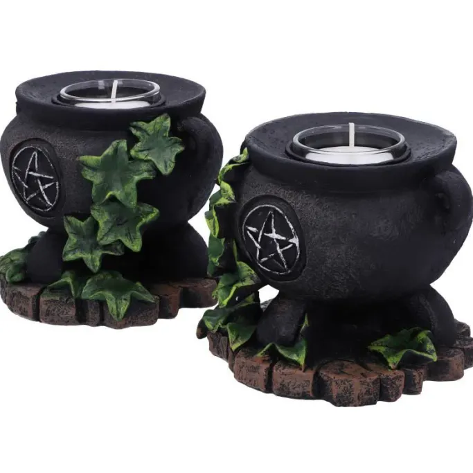 Nemesis Now Ivy Cauldron Candle Holder