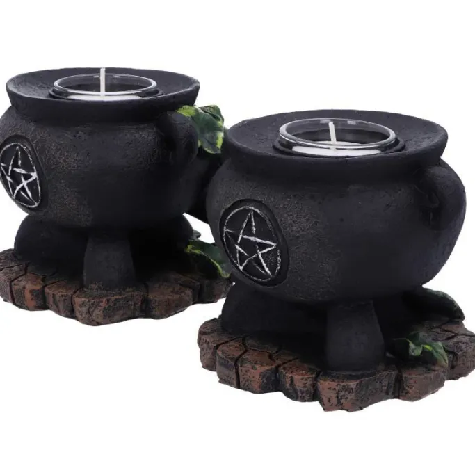 Nemesis Now Ivy Cauldron Candle Holder