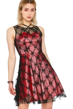 Jawbreaker Fire Edge Lace Dress