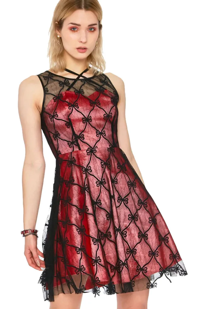 Jawbreaker Fire Edge Lace Dress