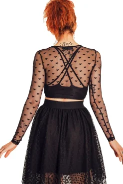 Jawbreaker Heartcore Crop Top