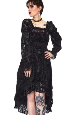 Jawbreaker Paisley Burnout Dress