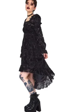 Jawbreaker Paisley Burnout Dress
