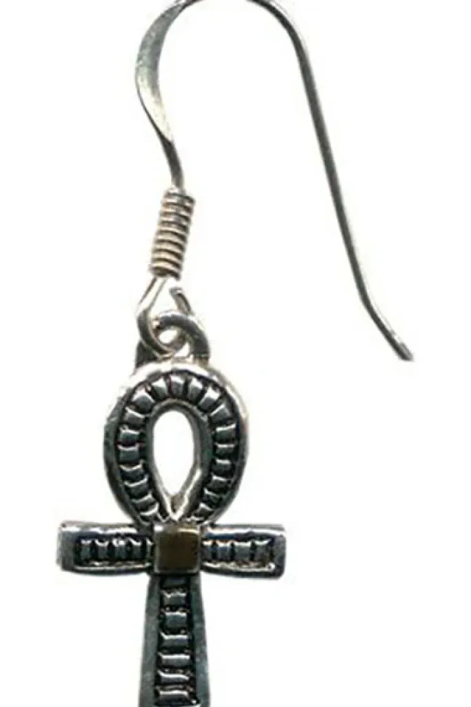 Jewels of Atum Ra Ankh Earrings