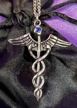Jewels of Atum Ra Caduceus Pendant