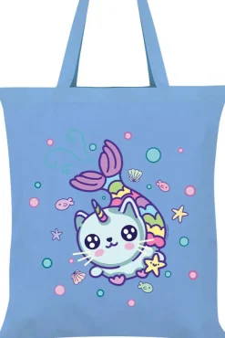 Grind Kawaii Mermaid Kitten Tote Bag