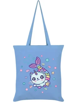 Grind Kawaii Mermaid Kitten Tote Bag