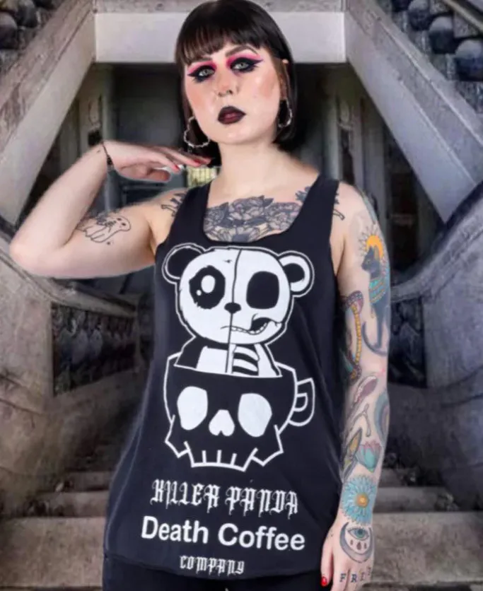 Innocent Clothing Killer Panda Death Coffee Vest