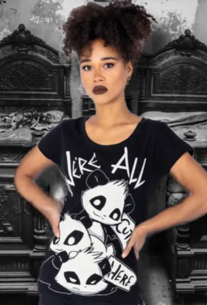 Innocent Clothing Killer Panda We're All Cute T