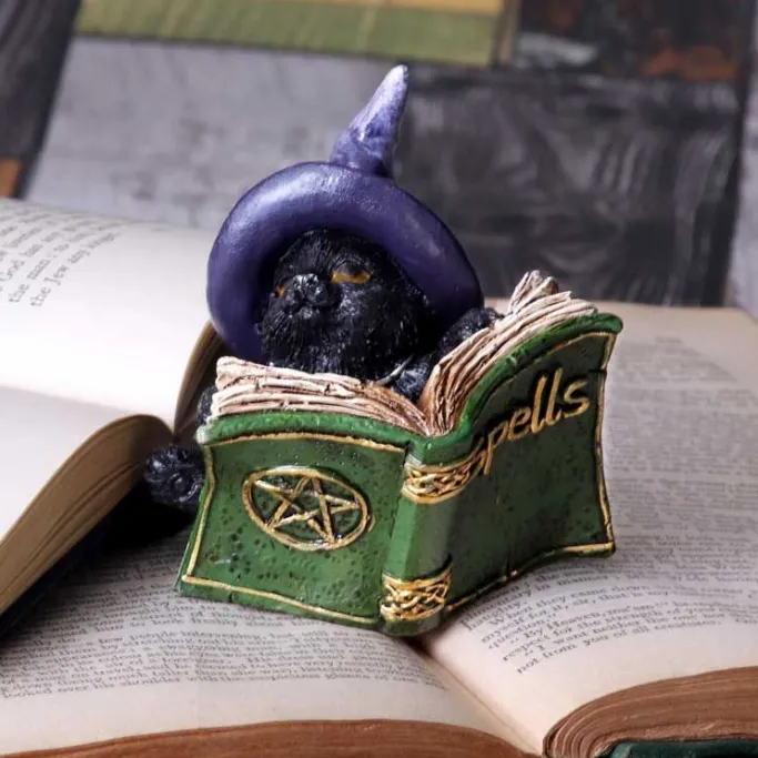 Nemesis Now Kitty's Grimoire Green