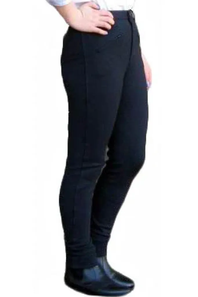 Kinkyangel Ladies Classic Black Jodphurs