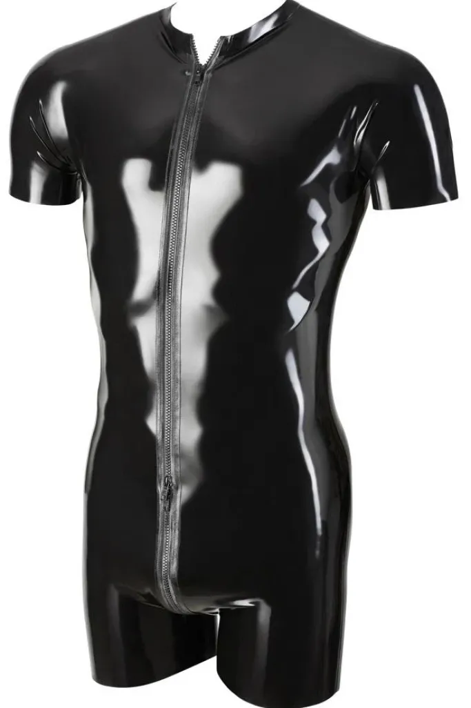 LATE-X Mens Latex Playsuit