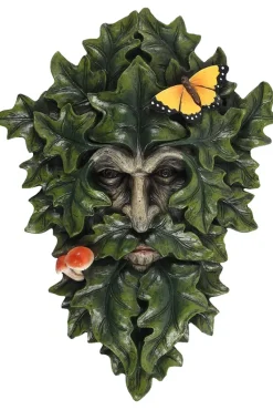 Something Different Leafy Green Man Wall Plaque