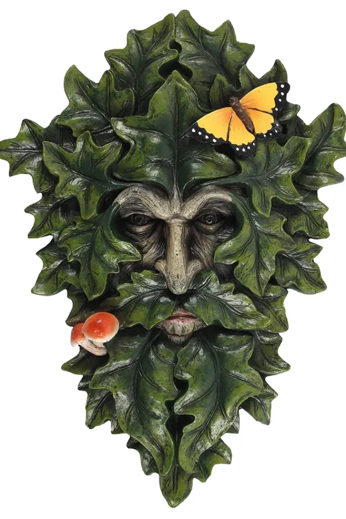 Something Different Leafy Green Man Wall Plaque