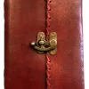 Nemesis Now Leather Journal with Lock