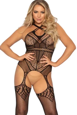 Leg Avenue Bodystocking with Strap Design