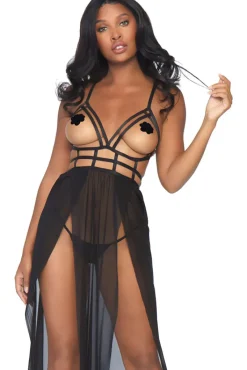 Leg Avenue Cage Maxi Dress