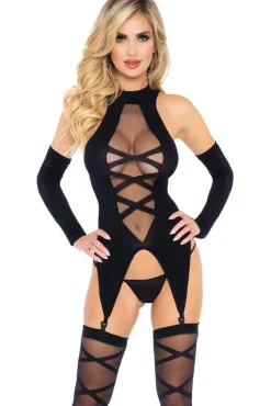 Leg Avenue Camigarter, Stockings and Gloves
