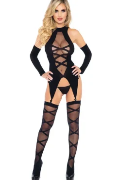 Leg Avenue Camigarter, Stockings and Gloves