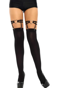Leg Avenue Dual Strap Heart Garters