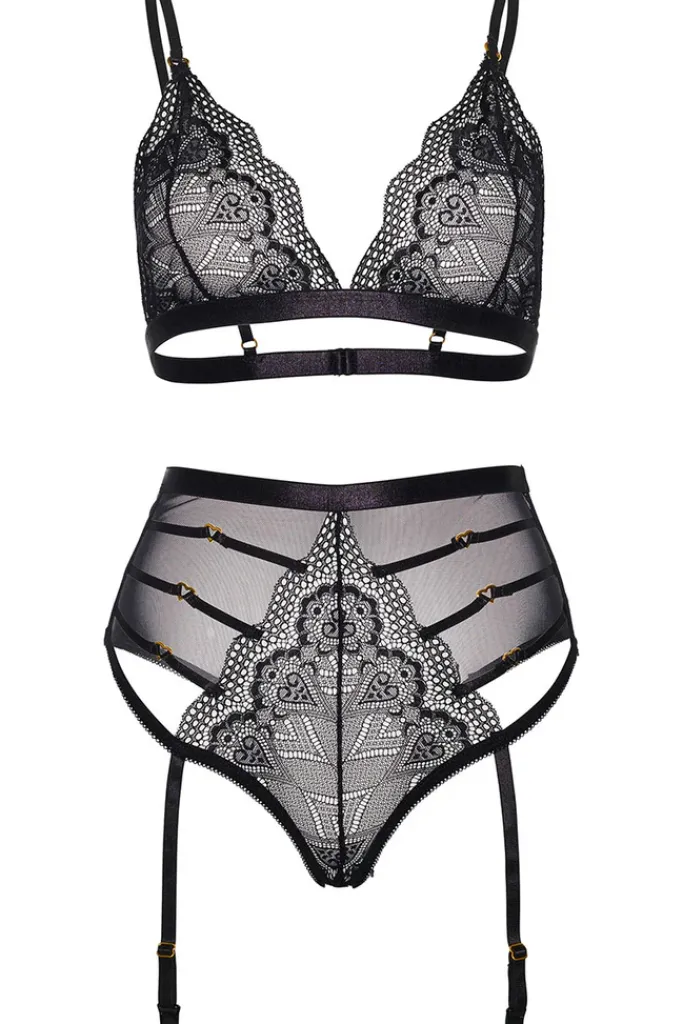 Leg Avenue Lace Bralette Set