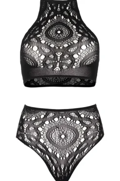 Leg Avenue Lace Top and High Waist String