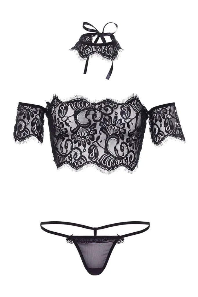 Leg Avenue Lace Top Set