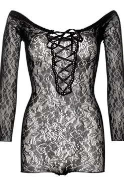 Leg Avenue Seamless Lace Romper