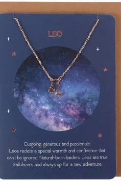 Something Different Leo Zodiac Necklace Card