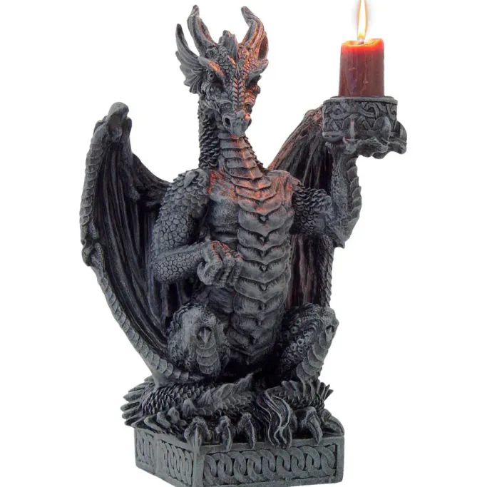 Nemesis Now Light Keeper Dragon Candle Holder